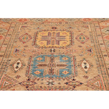 Tappeto Kazak Fine Pakistan marrone grigio 170x243