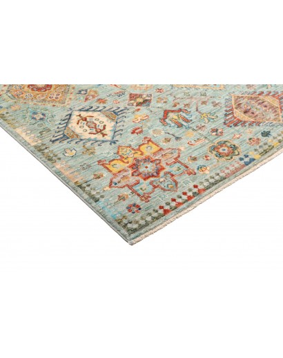 Tappeto Tribal Pakistan azzurro 147x206