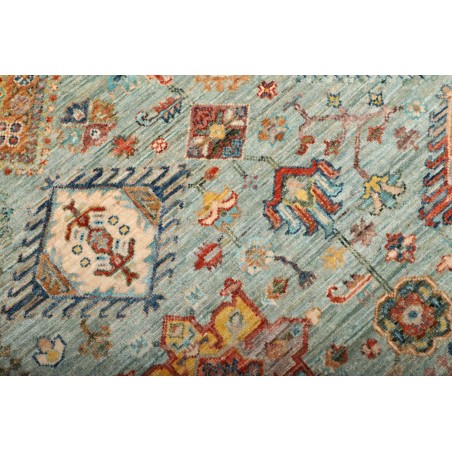 Tappeto Tribal Pakistan azzurro 147x206