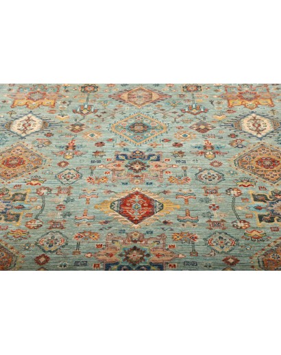 Tappeto Tribal Pakistan azzurro 147x206