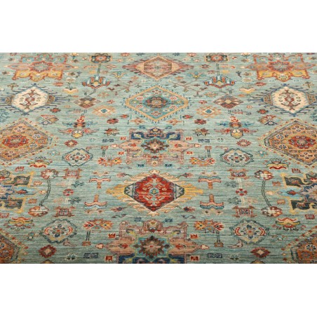 Tappeto Tribal Pakistan azzurro 147x206