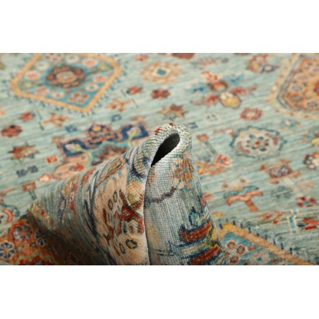 Tappeto Tribal Pakistan azzurro 147x206