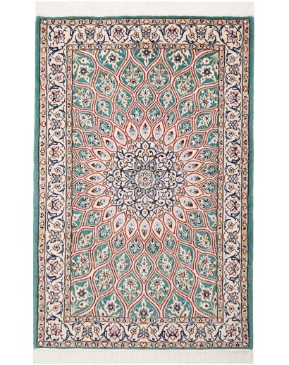 Tappeto Nain 9La Persia bianco grigio 81x126