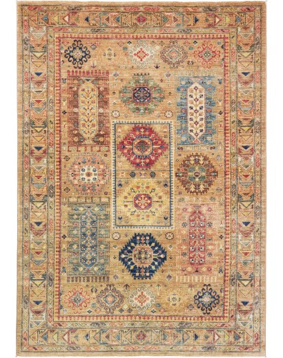 Tappeto Tribal Pakistan marrone 146x211