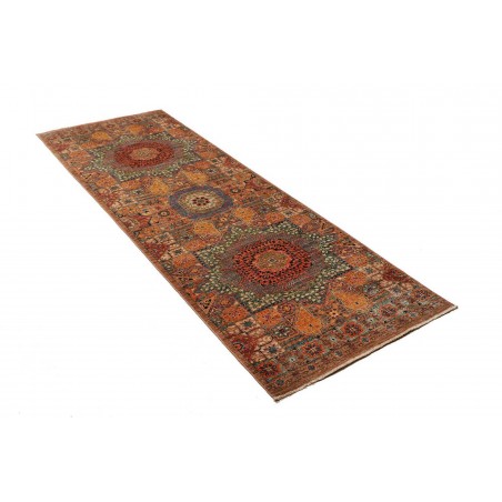 Tappeto Mamlouk Pakistan azzurro giallo 81x244