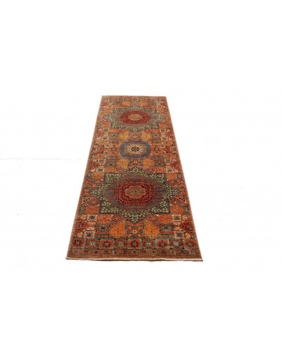 Tappeto Mamlouk Pakistan azzurro giallo 81x244