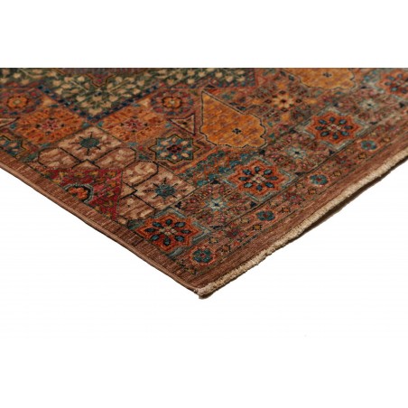 Tappeto Mamlouk Pakistan azzurro giallo 81x244