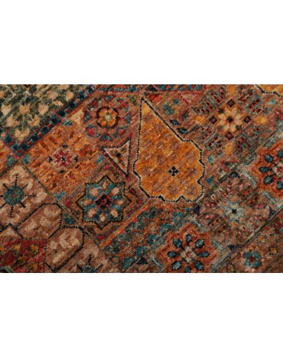 Tappeto Mamlouk Pakistan azzurro giallo 81x244