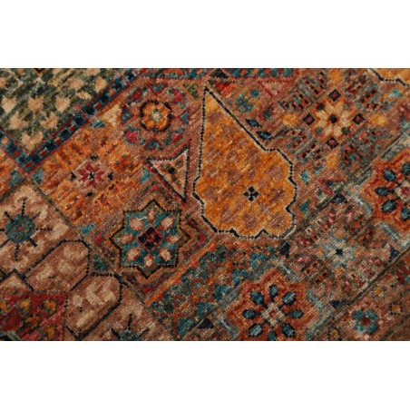 Tappeto Mamlouk Pakistan azzurro giallo 81x244