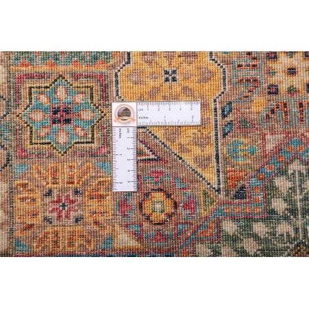 Tappeto Mamlouk Pakistan azzurro giallo 81x244