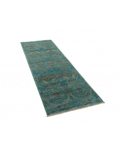 Tappeto Mamlouk Pakistan grigio verde 77x217