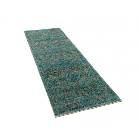 Tappeto Mamlouk Pakistan grigio verde 77x217