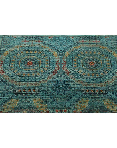 Tappeto Mamlouk Pakistan grigio verde 77x217