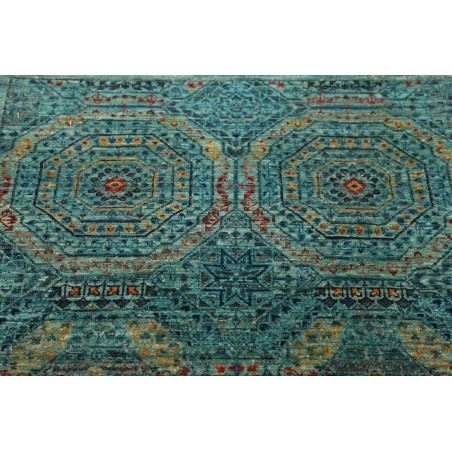 Tappeto Mamlouk Pakistan grigio verde 77x217