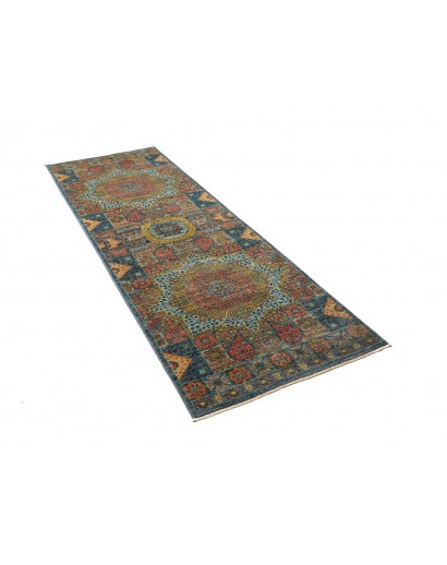 Tappeto Mamlouk Pakistan azzurro 82x255