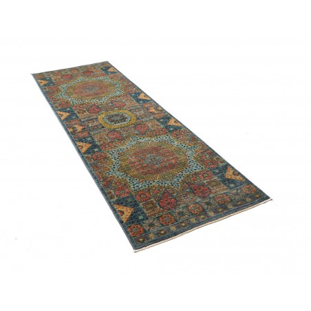 Tappeto Mamlouk Pakistan azzurro 82x255