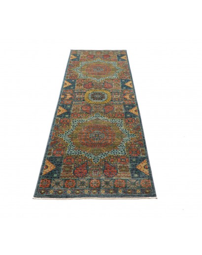 Tappeto Mamlouk Pakistan azzurro 82x255