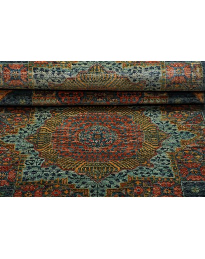 Tappeto Mamlouk Pakistan azzurro 82x255