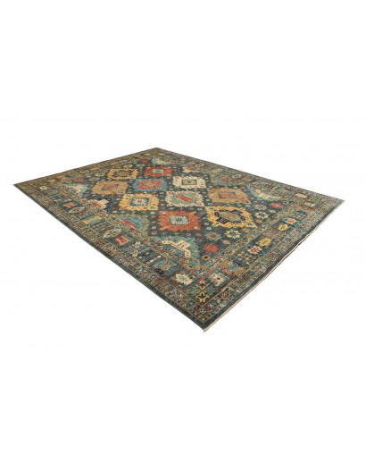 Tappeto Tribal Pakistan bianco marrone 240x312