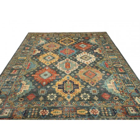 Tappeto Tribal Pakistan bianco marrone 240x312