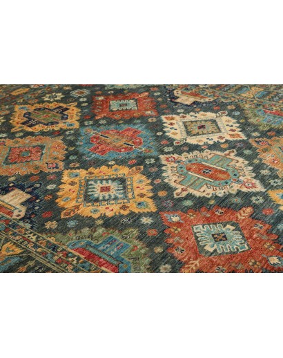 Tappeto Tribal Pakistan bianco marrone 240x312