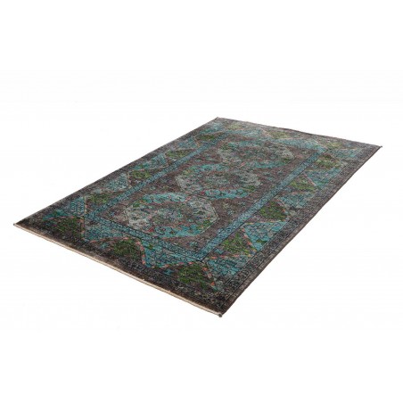 Tappeto Tribal Pakistan azzurro 125x188