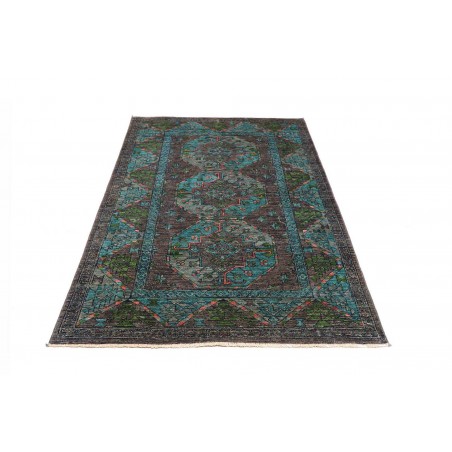 Tappeto Tribal Pakistan azzurro 125x188