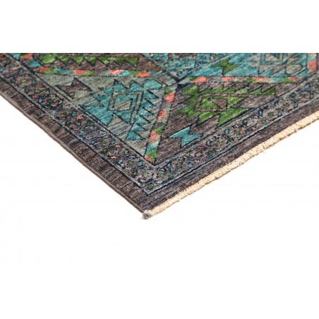 Tappeto Tribal Pakistan azzurro 125x188