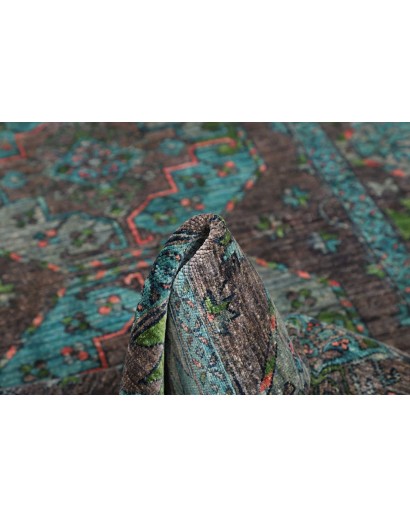 Tappeto Tribal Pakistan azzurro 125x188
