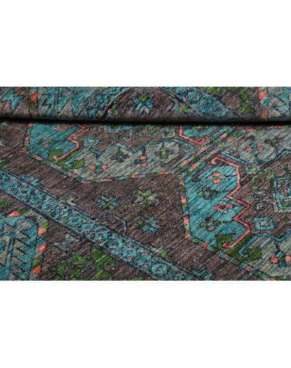 Tappeto Tribal Pakistan azzurro 125x188