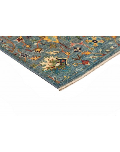 Tappeto Shahi Fine Pakistan azzurro grigio 77x248