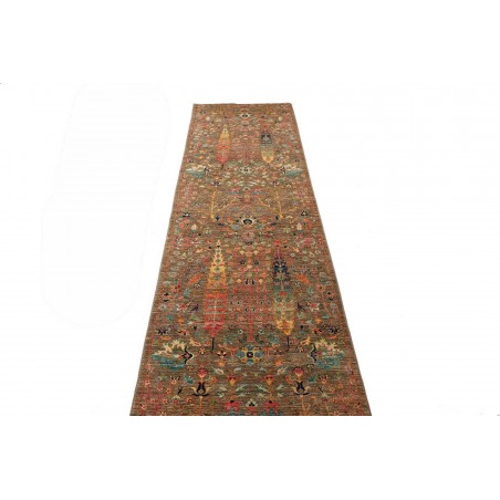 Tappeto Shahi Fine Pakistan bianco grigio 80x294