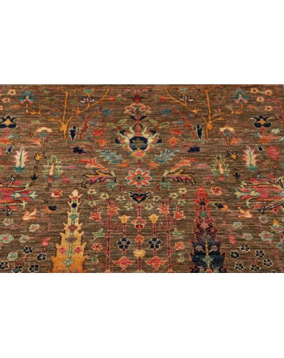 Tappeto Shahi Fine Pakistan bianco grigio 80x294