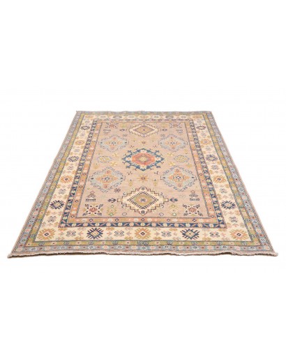 Tappeto Kazak Afghanistan beige giallo 153x199