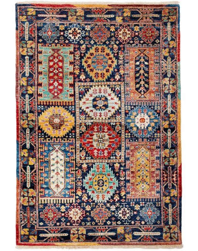 Tappeto Tribal Pakistan marrone 103x150