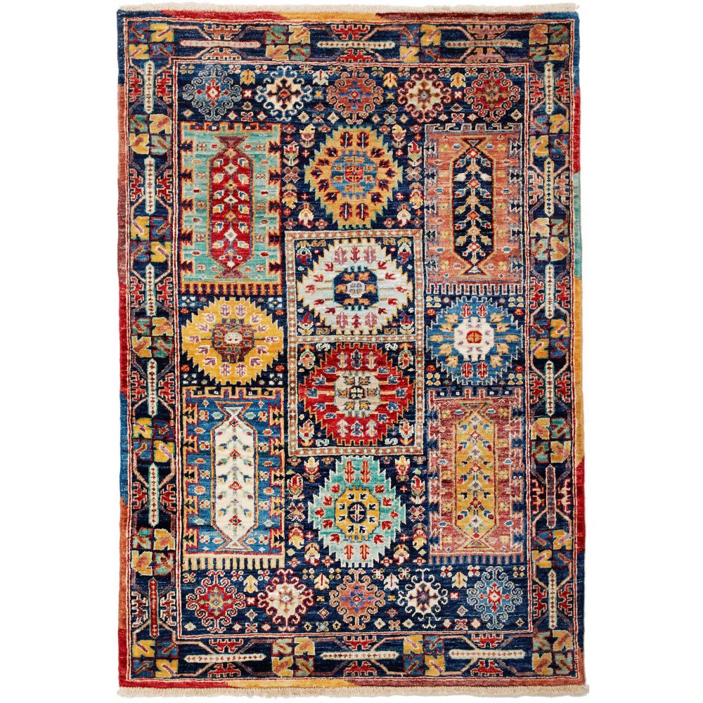 Tappeto Tribal Pakistan marrone 103x150