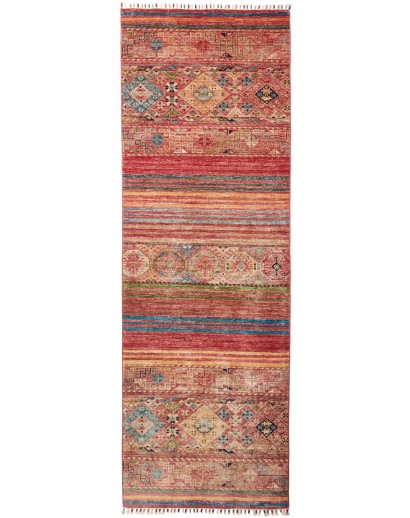 Tappeto Rubin Pakistan rosso grigio 82x247