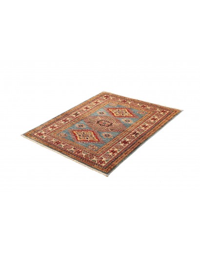 Tappeto Kazak Fine Pakistan marrone grigio 100x134