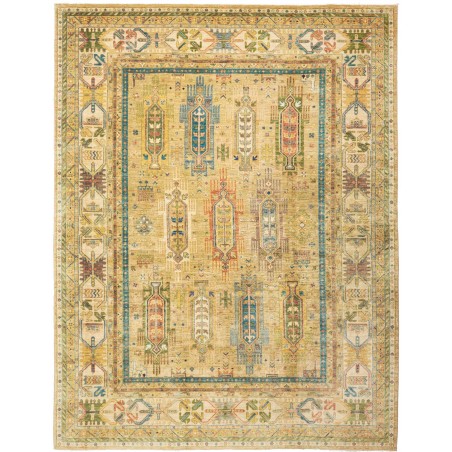 Tappeto Tribal Pakistan marrone bianco 254x332