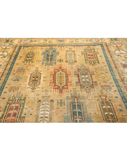 Tappeto Tribal Pakistan marrone bianco 254x332
