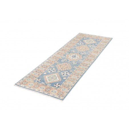 Tappeto Kazak Afghanistan bianco grigio 61x177