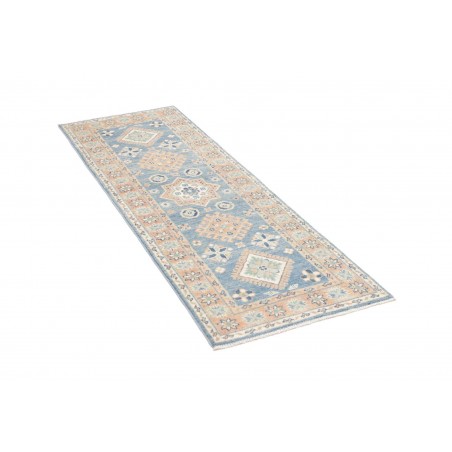 Tappeto Kazak Afghanistan bianco grigio 61x177