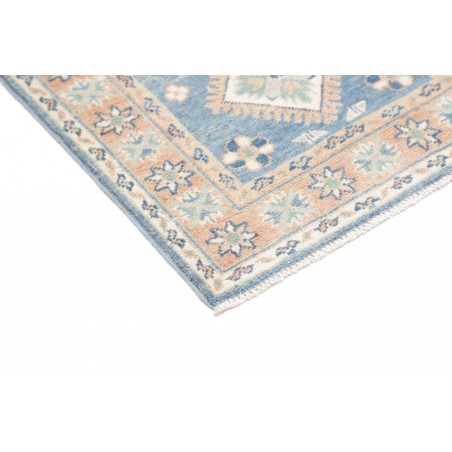 Tappeto Kazak Afghanistan bianco grigio 61x177