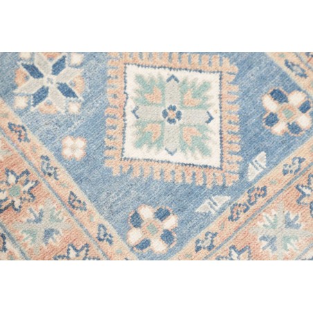 Tappeto Kazak Afghanistan bianco grigio 61x177