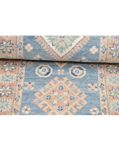Tappeto Kazak Afghanistan bianco grigio 61x177
