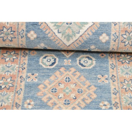 Tappeto Kazak Afghanistan bianco grigio 61x177