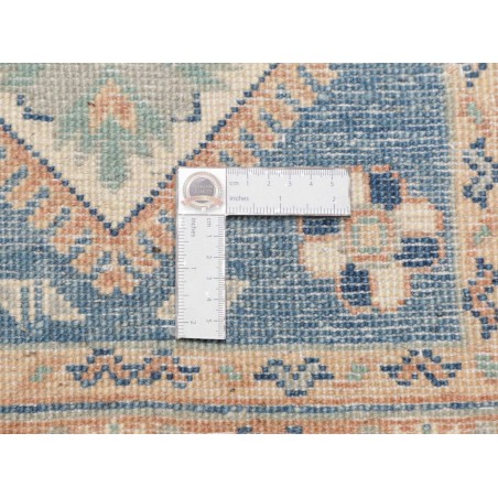 Tappeto Kazak Afghanistan bianco grigio 61x177