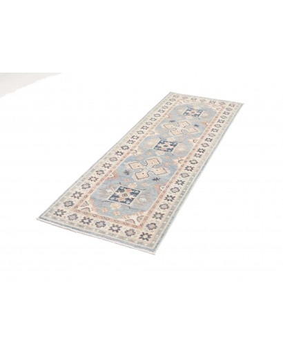 Tappeto Kazak Afghanistan bianco 65x190