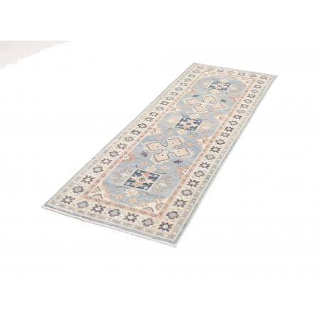 Tappeto Kazak Afghanistan bianco 65x190