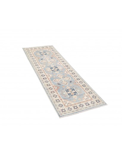 Tappeto Kazak Afghanistan bianco 65x190
